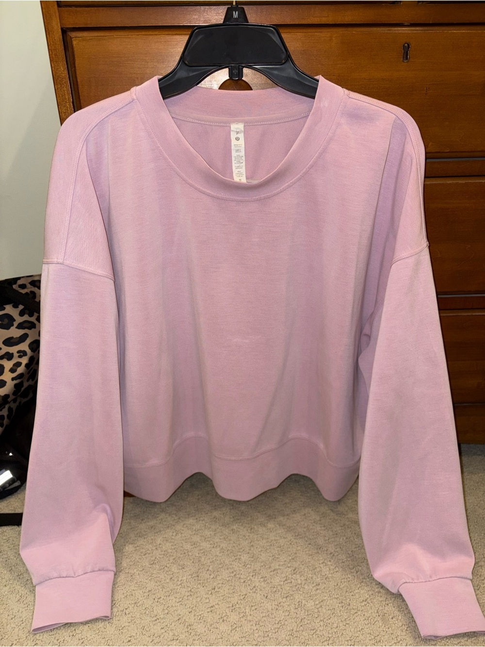 lululemon athletica Light Pink Softstream pullover